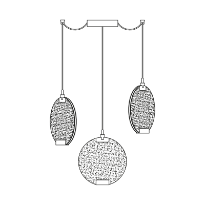 Подвесной светильник Masiero Horo S3