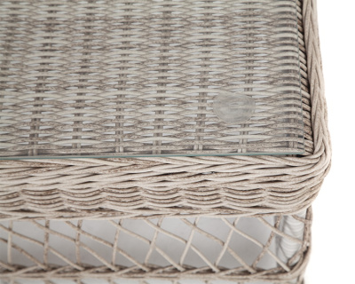 "Гранд Латте" стол журнальный из искусственного ротанга, цвет бежевый