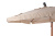 "Ливорно" зонт садовый 3х3м на боковой опоре из алюминия
